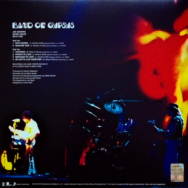 Jimi Hendrix - Band Of Gypsys (180G VINYL - IMPORT) | Mint (M) Mint (M)-