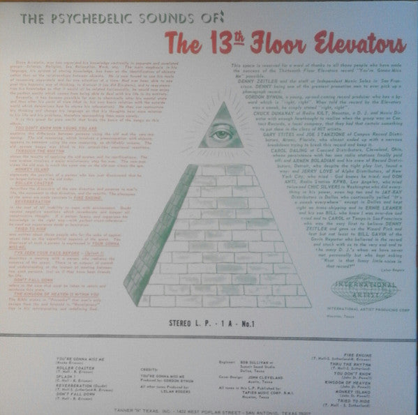 The Psychedelic Sounds Of The 13th Floor Elevators (VINYL) |-