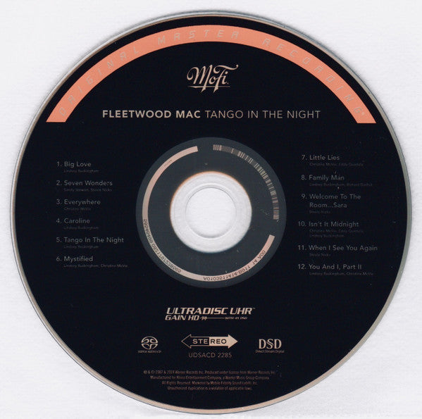 Fleetwood Mac - Tango In The Night (SACD) | Mint (M) Mint (M)-
