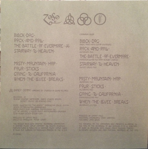 Led Zeppelin - Untitled: Deluxe Edition (180 GRAM VINYL) | Mint (M) Mint (M)-