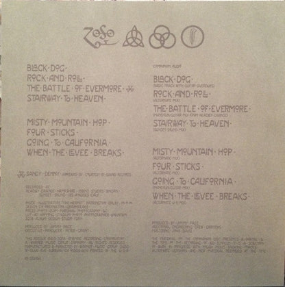 Led Zeppelin - Untitled: Deluxe Edition (180 GRAM VINYL) | Mint (M) Mint (M)-