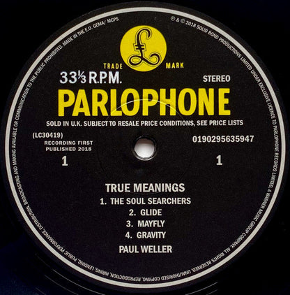 Paul Weller - True Meanings | Mint (M) Mint (M)-