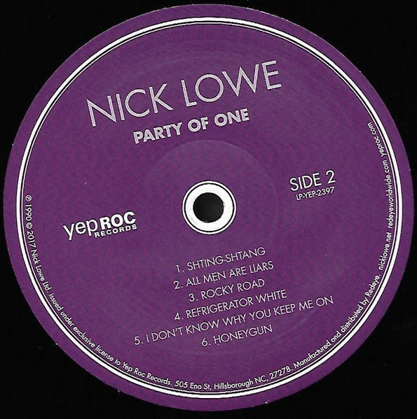 Party Of One (BONUS 10" VINYL) | Mint (M) Mint (M)-