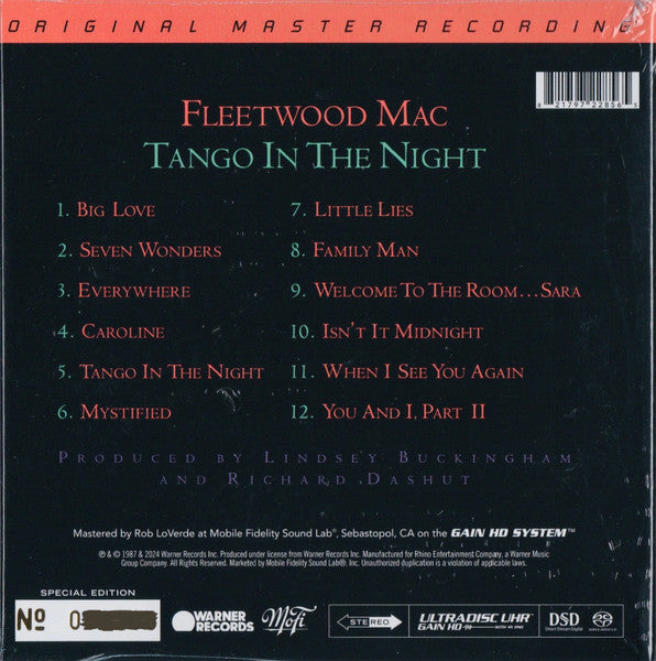 Fleetwood Mac - Tango In The Night (SACD) | Mint (M) Mint (M)-