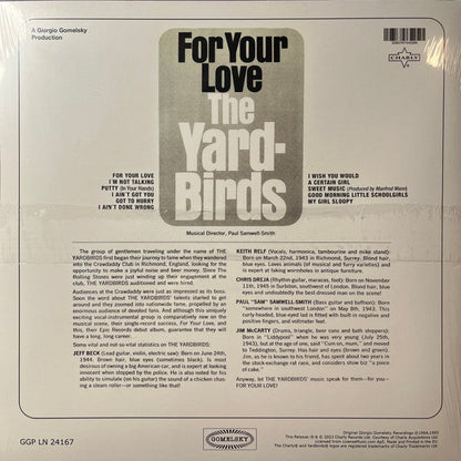 The Yardbirds - For Your Love (VINYL) | Mint (M) Mint (M)-