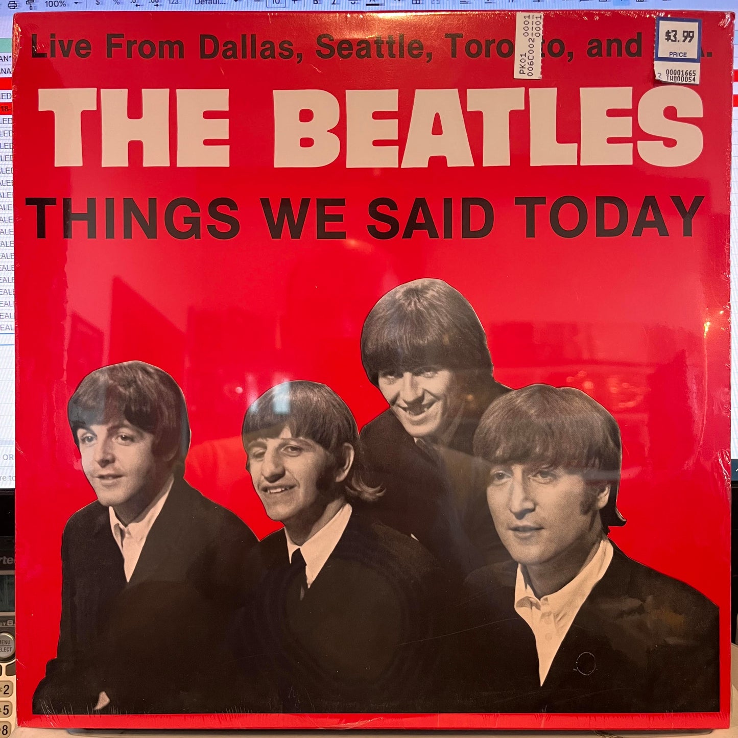 Things We Said Today *SEALED* | Mint (M) Mint (M)-