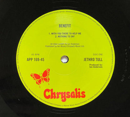 Jethro Tull - Benefit (180G AUDIOPHILE VINYL) | Mint (M) Mint (M)-