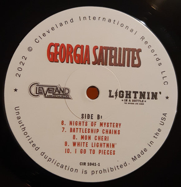 The Georgia Satellites - Lightnin' In A Bottle (The Official Live Album)(2xVINYL) | Mint (M) Mint (M)-