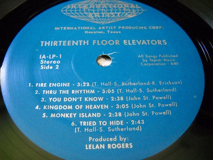 The Psychedelic Sounds Of The 13th Floor Elevators (VINYL) |-