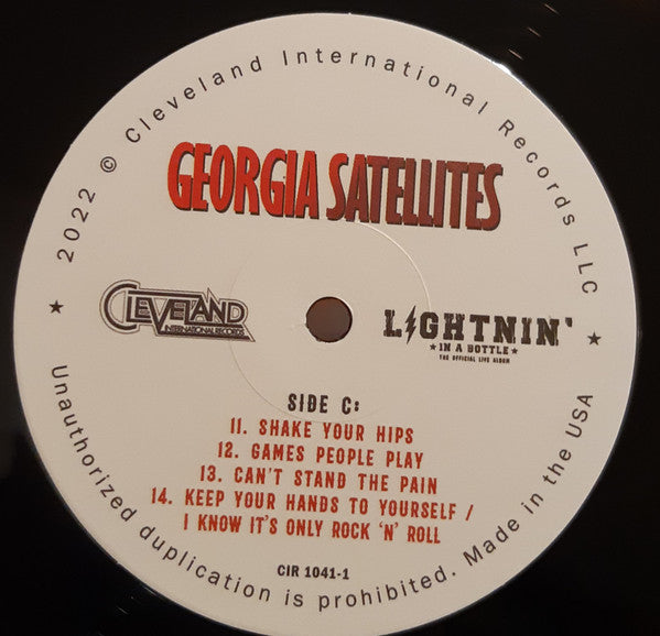 The Georgia Satellites - Lightnin' In A Bottle (The Official Live Album)(2xVINYL) | Mint (M) Mint (M)-