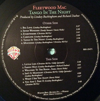 Fleetwood Mac - Tango In The Night (180 GRAM VINYL) | Mint (M) Mint (M)-