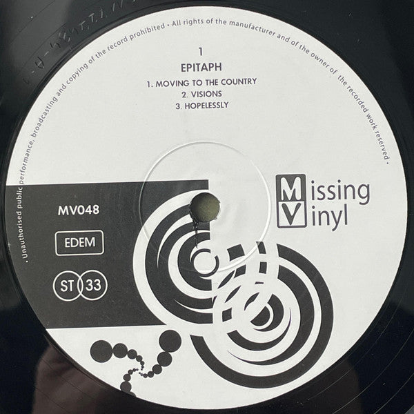 Epitaph (2) - Epitaph (VINYL) | Mint (M) Mint (M)-