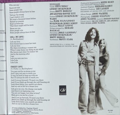 Buckingham Nicks - Buckingham Nicks (UNOFFICIAL VINYL) |-