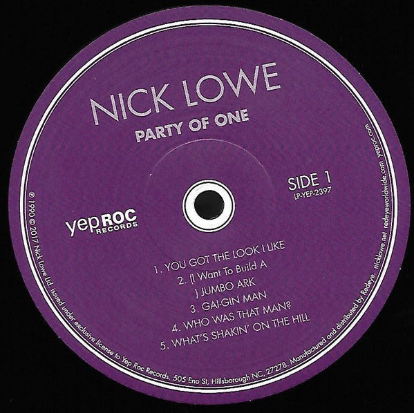 Party Of One (BONUS 10" VINYL) | Mint (M) Mint (M)-