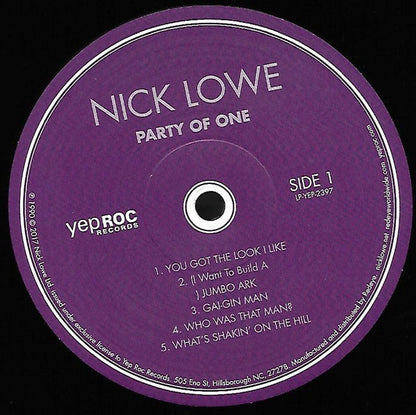 Party Of One (BONUS 10" VINYL) | Mint (M) Mint (M)-