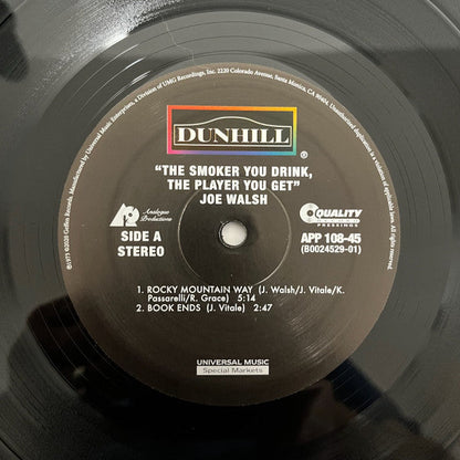 Joe Walsh - The Smoker You Drink, The Player You Get | Mint (M) Mint (M)-