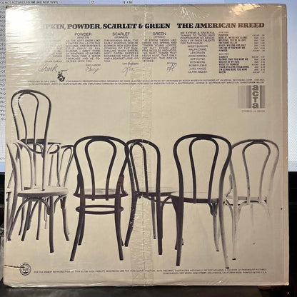 The American Breed - Pumpkin, Powder, Scarlet & Green (VINYL) | Mint (M) Near Mint (NM)-