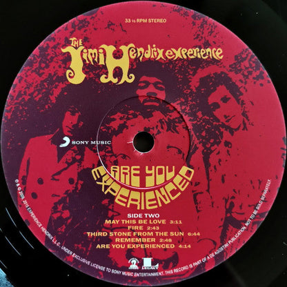 The Jimi Hendrix Experience - Are You Experienced (180G 2xVINYL) | Mint (M) Mint (M)-