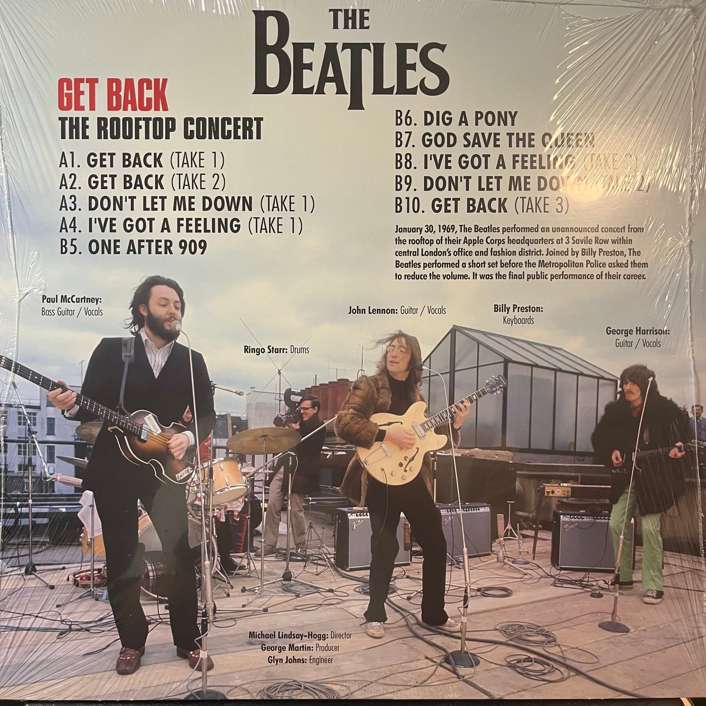 The Beatles - Get Back - The Rooftop Performance (VINYL LP) |-