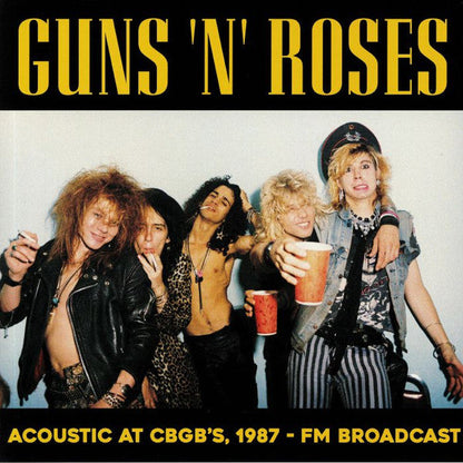 Guns N' Roses - Acoustic At Cbgb's, 1987 - Fm Broadcast (UNOFFICIAL VINYL) | Mint (M) Mint (M)-