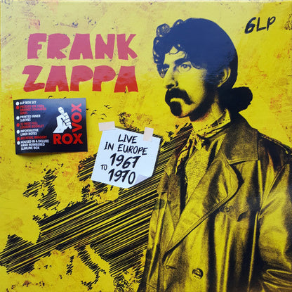 Frank Zappa - Live In Europe 1967 To 1970 (6XLP BOX* | Mint (M) Mint (M)-