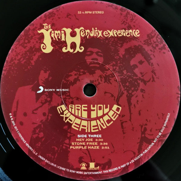 The Jimi Hendrix Experience - Are You Experienced (180G 2xVINYL) | Mint (M) Mint (M)-