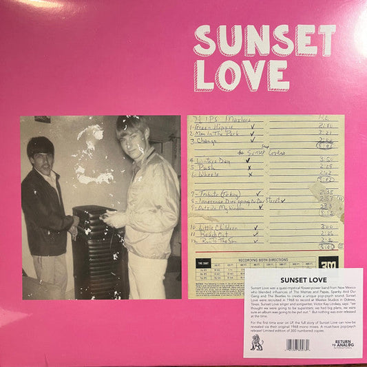 Sunset Love - Sunset Love (VINYL)*DISCOUNTED* |-