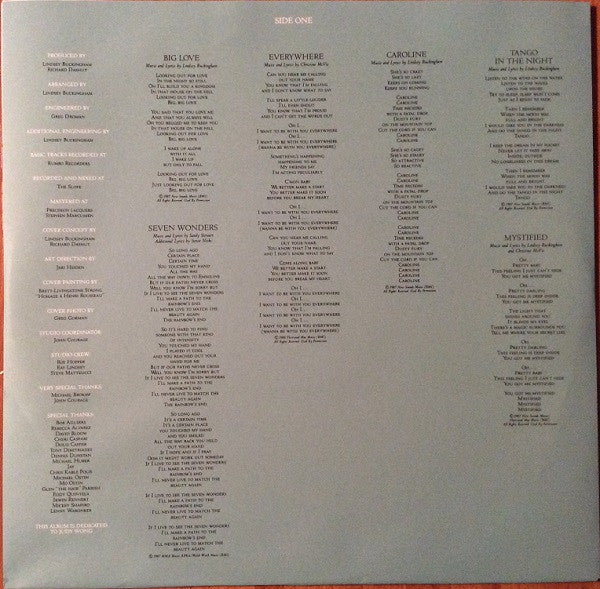 Fleetwood Mac - Tango In The Night (180 GRAM VINYL) | Mint (M) Mint (M)-