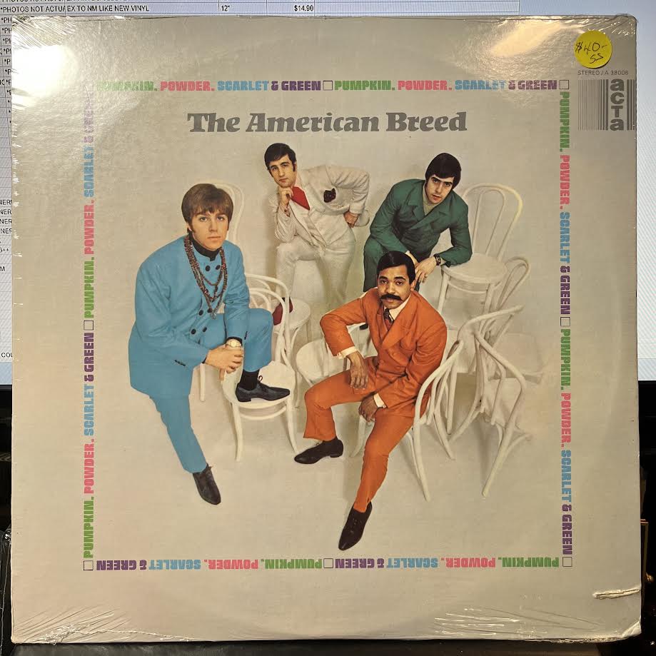 The American Breed - Pumpkin, Powder, Scarlet & Green (VINYL) | Mint (M) Near Mint (NM)-