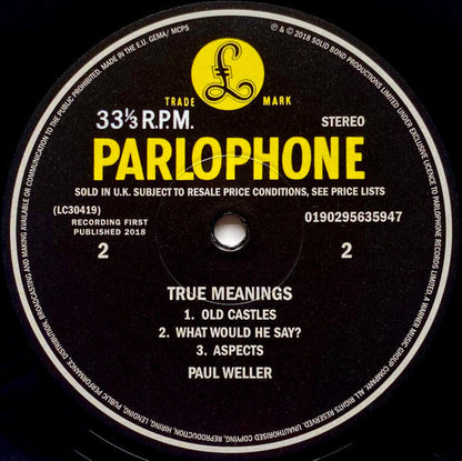 Paul Weller - True Meanings | Mint (M) Mint (M)-