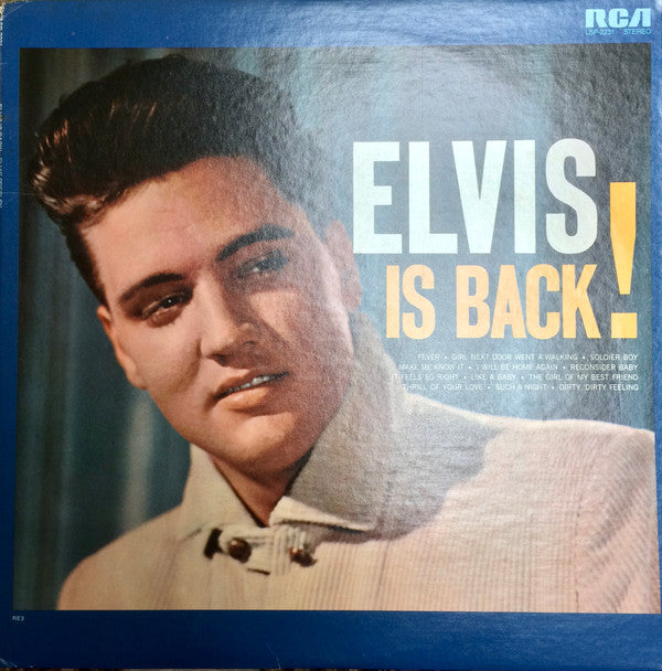 Elvis Is Back! *1977/BLACK LABEL* | Mint (M) Near Mint (NM)-