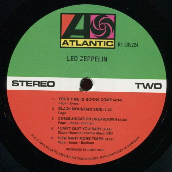Led Zeppelin - Led Zeppelin: Deluxe Edition (180 GRAM VINYL) | Mint (M) Mint (M)-