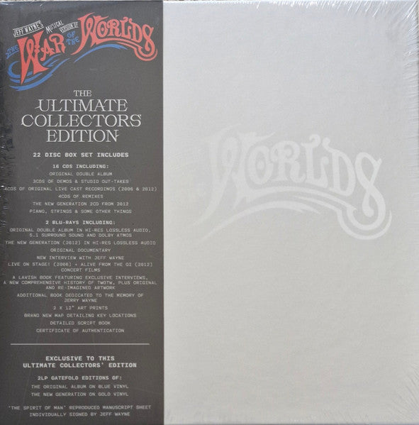 Jeff Wayne - Jeff Wayne's Musical Version Of The War Of The Worlds (VINYL & CD BOX SET) |-