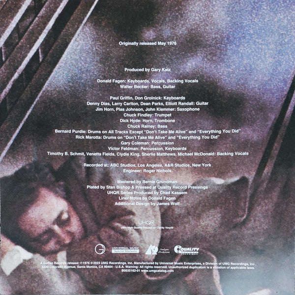 Steely Dan - The Royal Scam (2xVINYL UHQR) | Mint (M) Mint (M)-