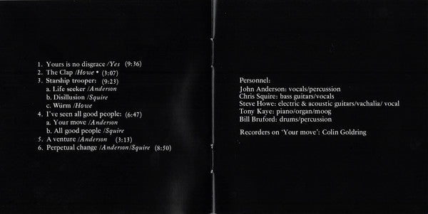 The Yes Album (SACD) | Mint (M) Mint (M)-
