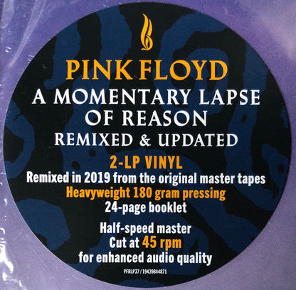 A Momentary Lapse Of Reason (Remixed & Updated) *LIGHT CREASE* (2xVINYL) | Mint (M) Excellent+ (EX+)-