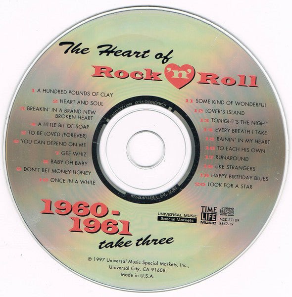 The Heart Of Rock 'N' Roll - 1960-1961 Take Three *CD* | Mint (M) Mint (M)-