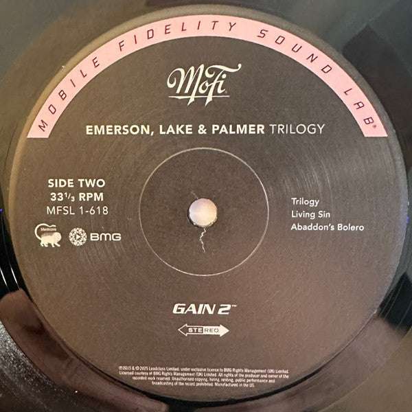 Emerson, Lake & Palmer - Trilogy (MFSL VINYL) | Mint (M) Mint (M)-