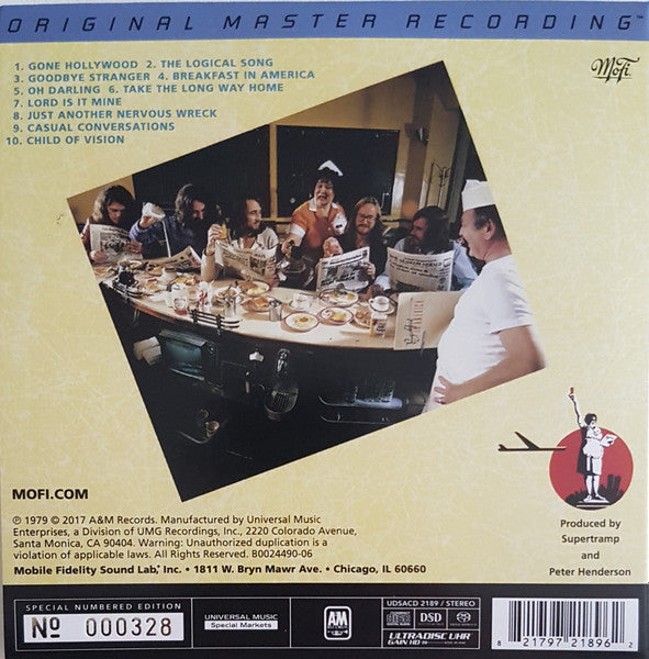 Breakfast In America (SACD - MFSL) | Mint (M) Mint (M)-