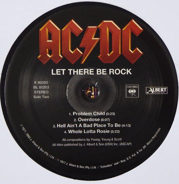 Let There Be Rock (VINYL) | Mint (M) Mint (M)-