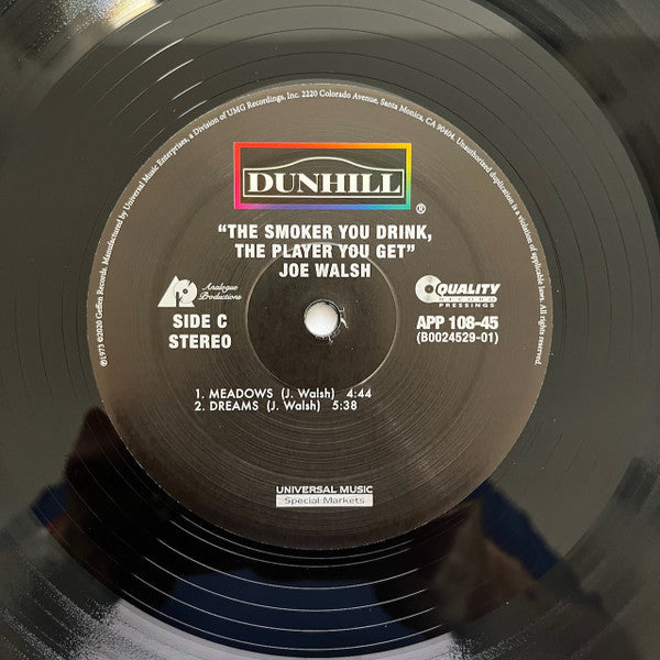 Joe Walsh - The Smoker You Drink, The Player You Get | Mint (M) Mint (M)-