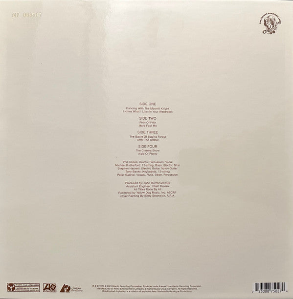 Genesis - Selling England By The Pound *ANALOGUE* | Mint (M) Mint (M)-