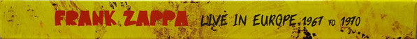 Frank Zappa - Live In Europe 1967 To 1970 (6XLP BOX* | Mint (M) Mint (M)-