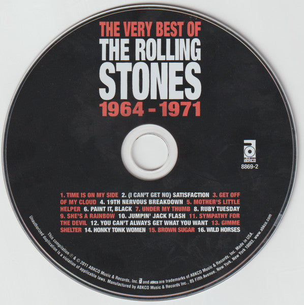 The Very Best Of The Rolling Stones 1964-1971 (CD) | Mint (M) Near Mint (NM)-