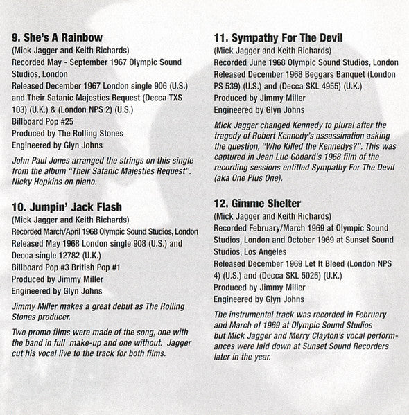 The Very Best Of The Rolling Stones 1964-1971 (CD) | Mint (M) Near Mint (NM)-