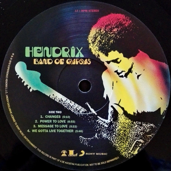 Jimi Hendrix - Band Of Gypsys (180G VINYL - IMPORT) | Mint (M) Mint (M)-