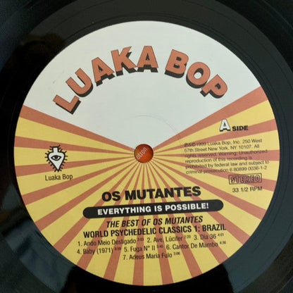 Everything Is Possible! - The Best Of Os Mutantes (VINYL) | Mint (M) Mint (M)-