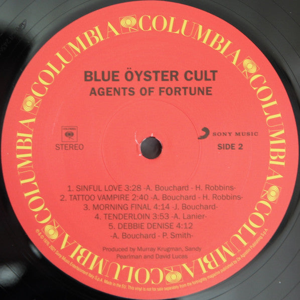 Agents Of Fortune (VINYL) |-