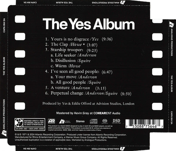 The Yes Album (SACD) | Mint (M) Mint (M)-