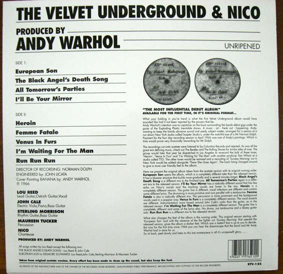The Velvet Underground - Unripened (VINYL LP UNO) | NEW-